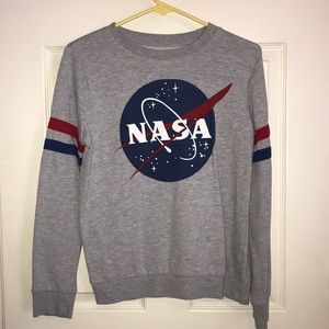 Gray NASA crewneck